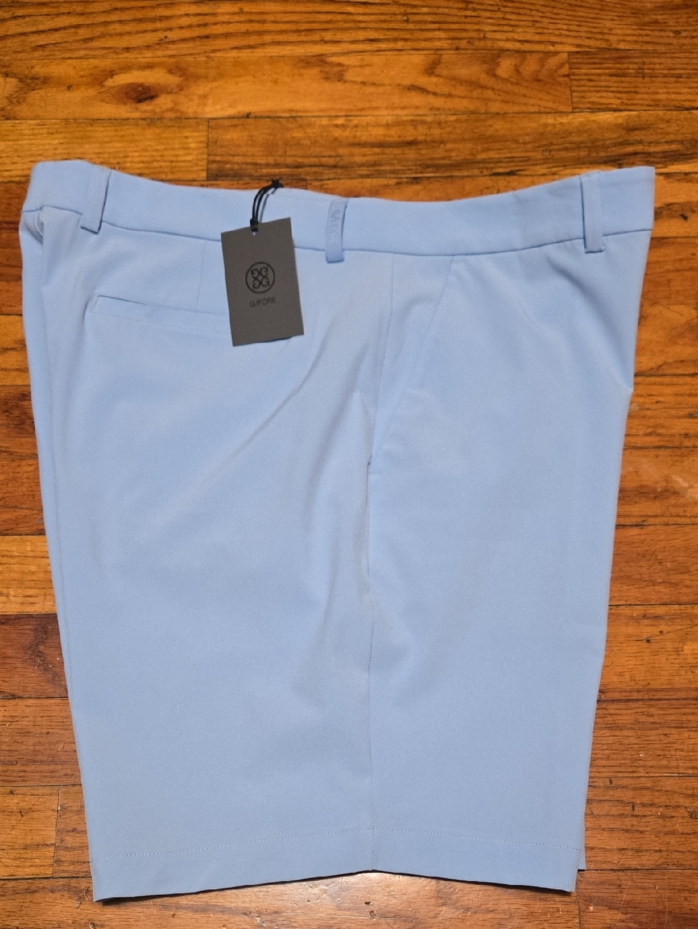 G/Fore Maverick 4-Way Stretch  Shorts 8" Inseam Racer Baja Blue Size 38- $125